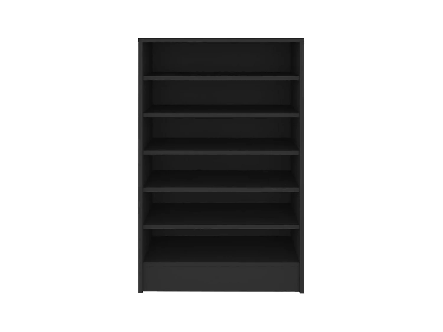 Armoire à chaussures Noir 60x35x92 cm Bois d’ingénierie