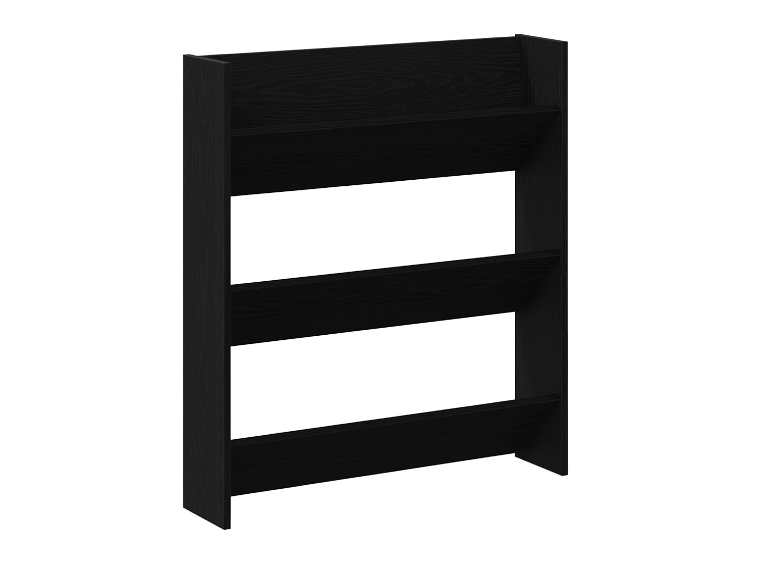 Cabinets à chaussures muraux 2 pcs Chêne noir 60 x 18 x 60 cm