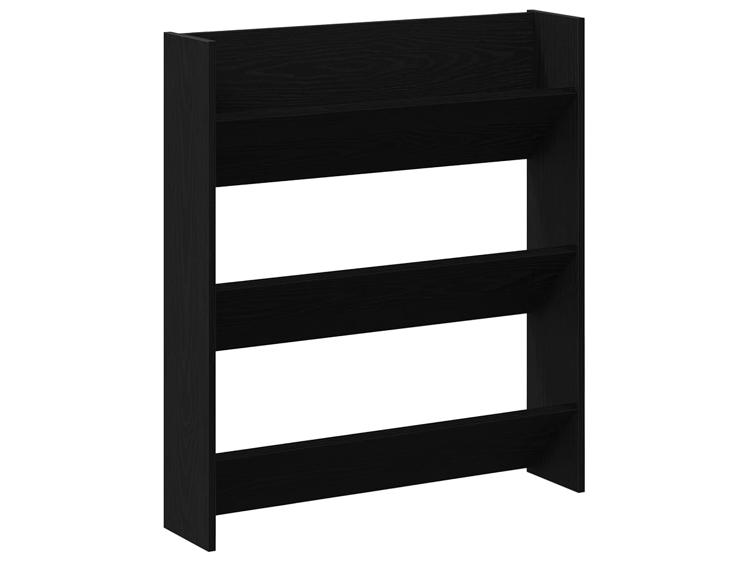 Cabinets à chaussures muraux 2 pcs Chêne noir 60 x 18 x 60 cm