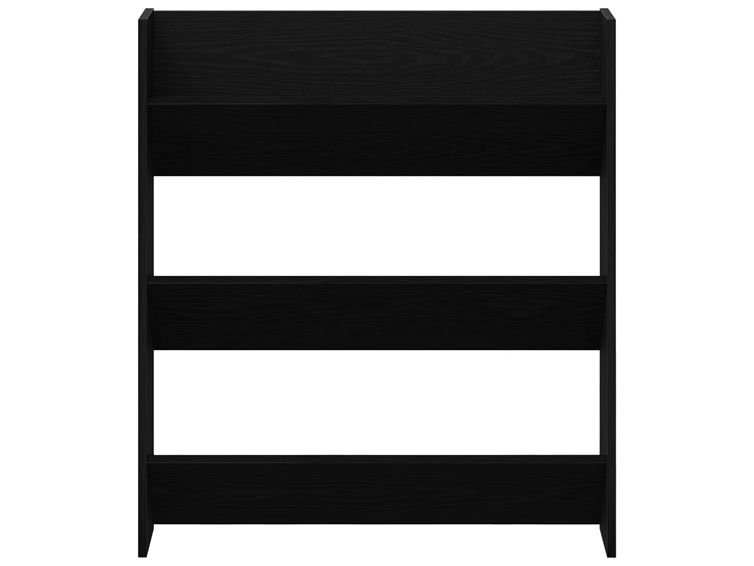 Zapateros de pared 2 uds Roble negro 60 x 18 x 60 cm