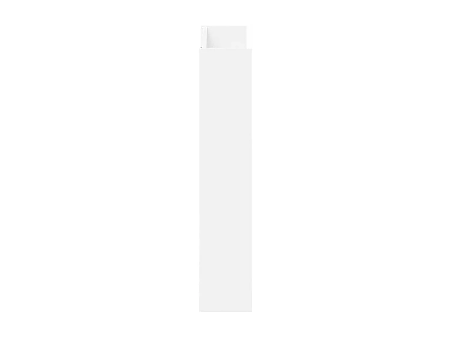 Armoire à chaussures murale blanc 80x18x90 cm bois d'ingénierie