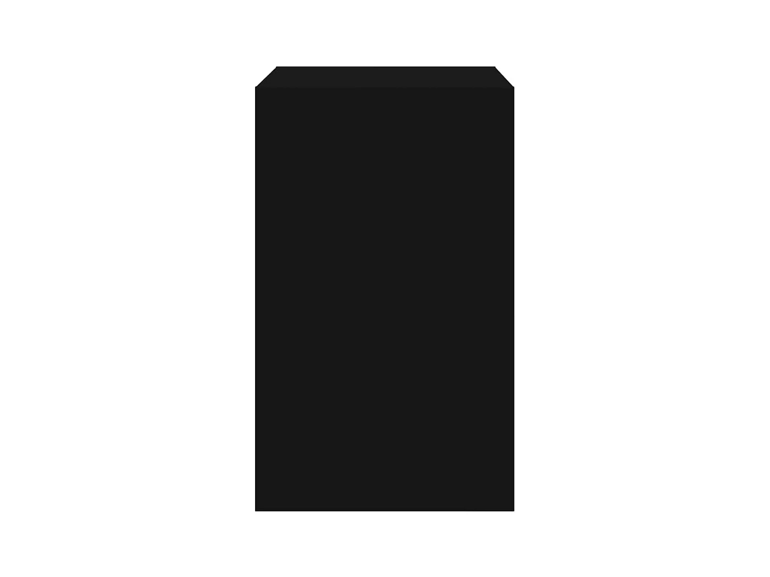 Armoire à chaussures noir 60x42x69 cm bois d'ingénierie