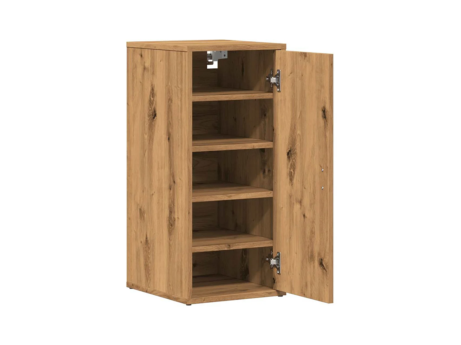 Armoire à chaussures chêne artisanal bois d'ingénierie