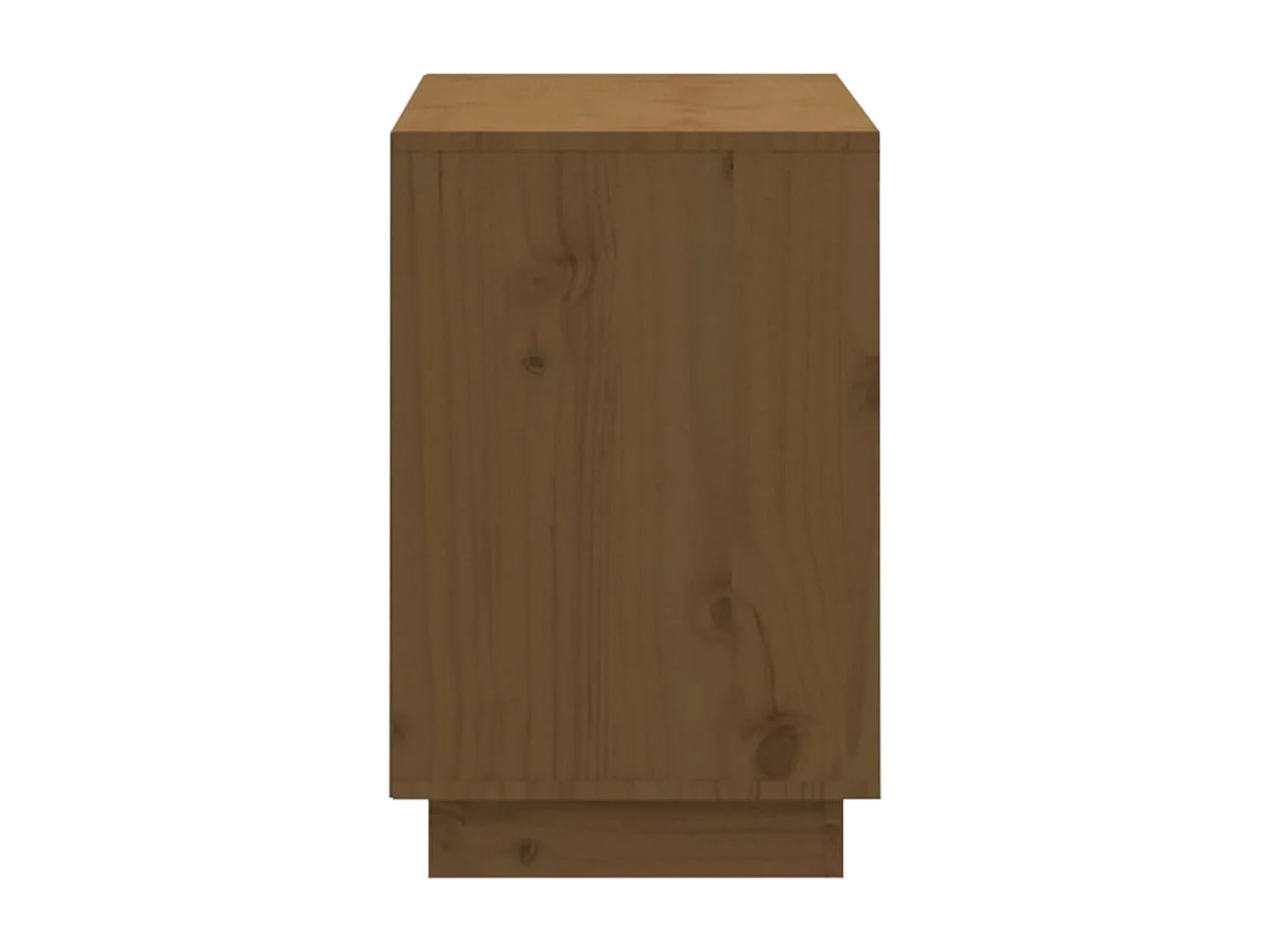 Armoire à chaussures Marron miel 110x34x52cm Bois de pin massif