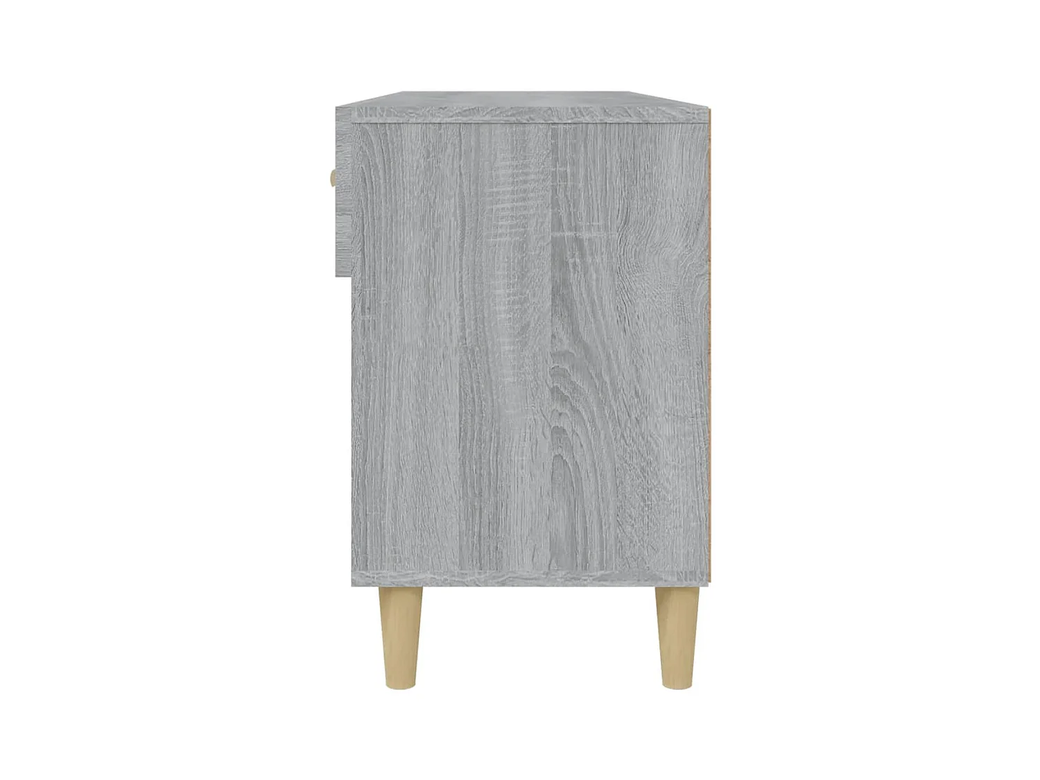 Sonoma grijze schoenenkast 102x35x55 cm Technisch hout
