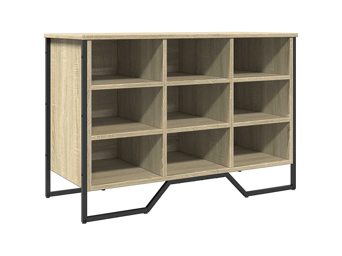 Armoire à chaussures chêne sonoma 90x38x61,5 cm bois ingénierie