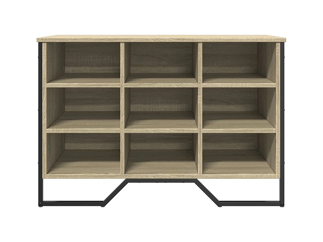 Armoire à chaussures chêne sonoma 90x38x61,5 cm bois ingénierie