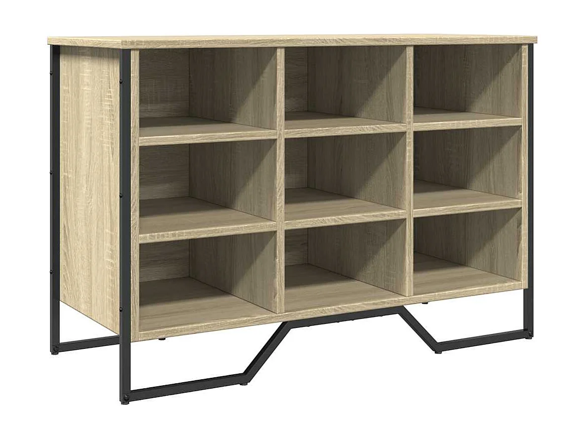 Zapatero de roble Sonoma 90x38x61,5 cm madera de ingeniería