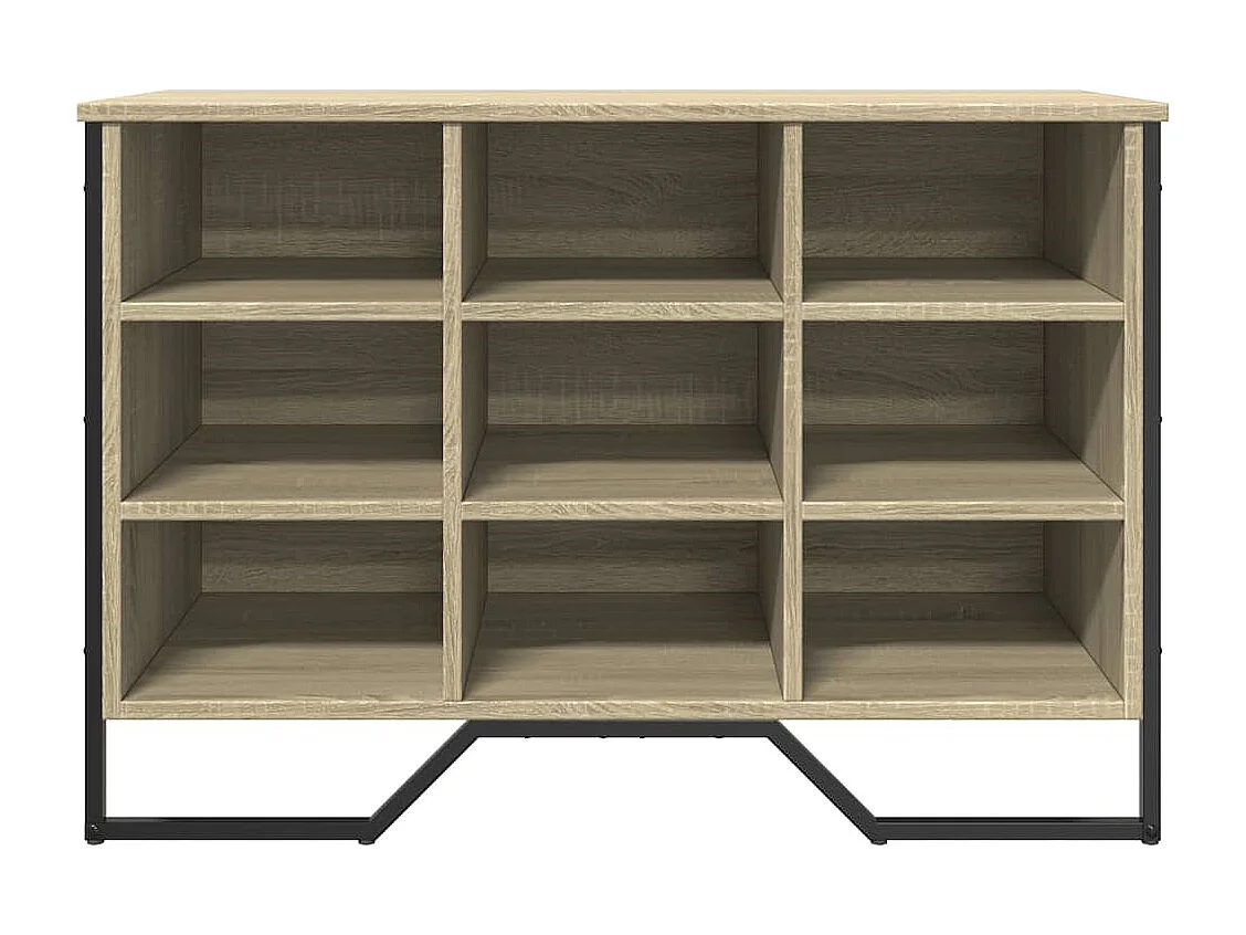 Zapatero de roble Sonoma 90x38x61,5 cm madera de ingeniería