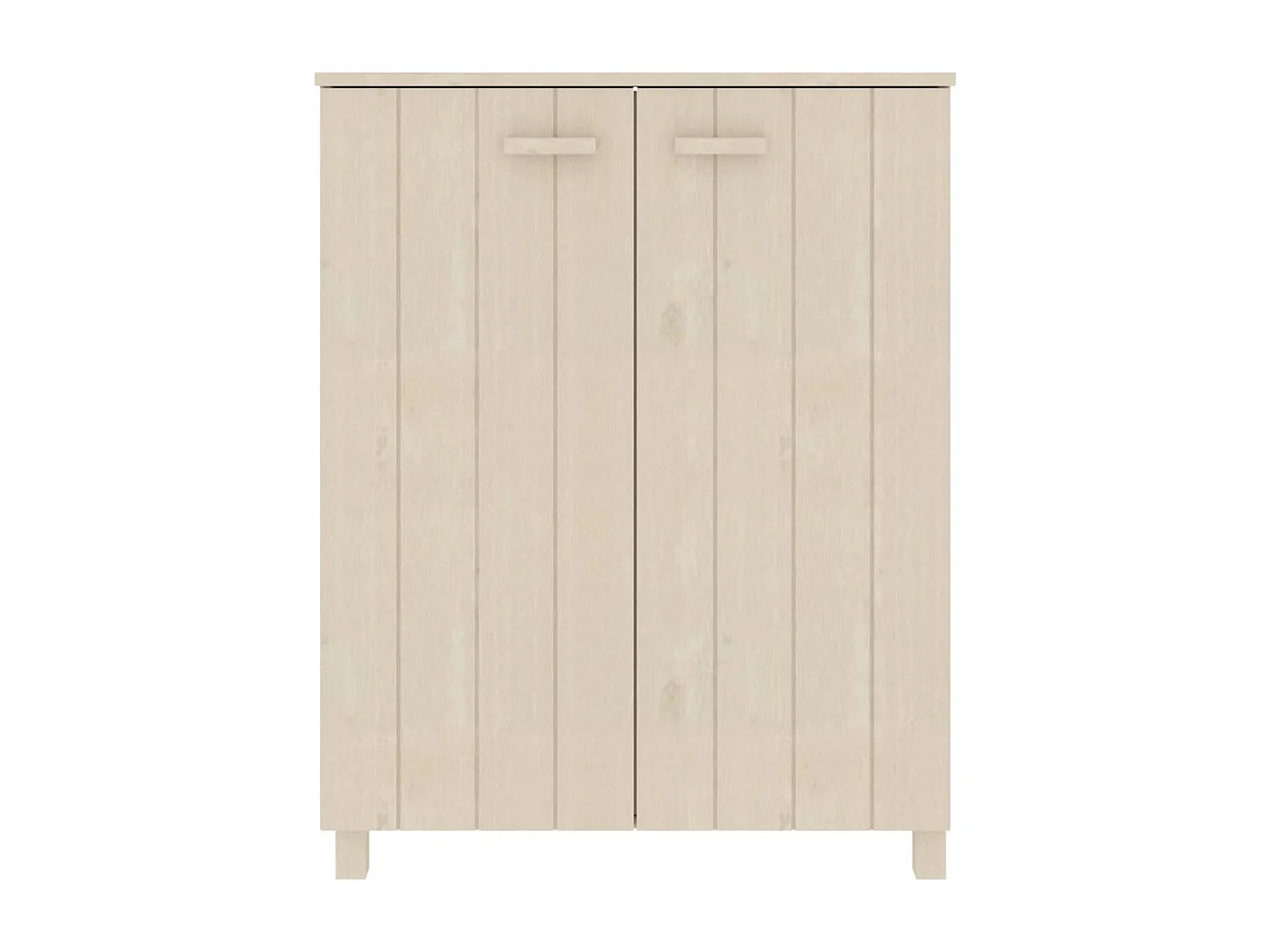 Scarpiera Marrone Miele 85x40x108 cm Pino Massiccio