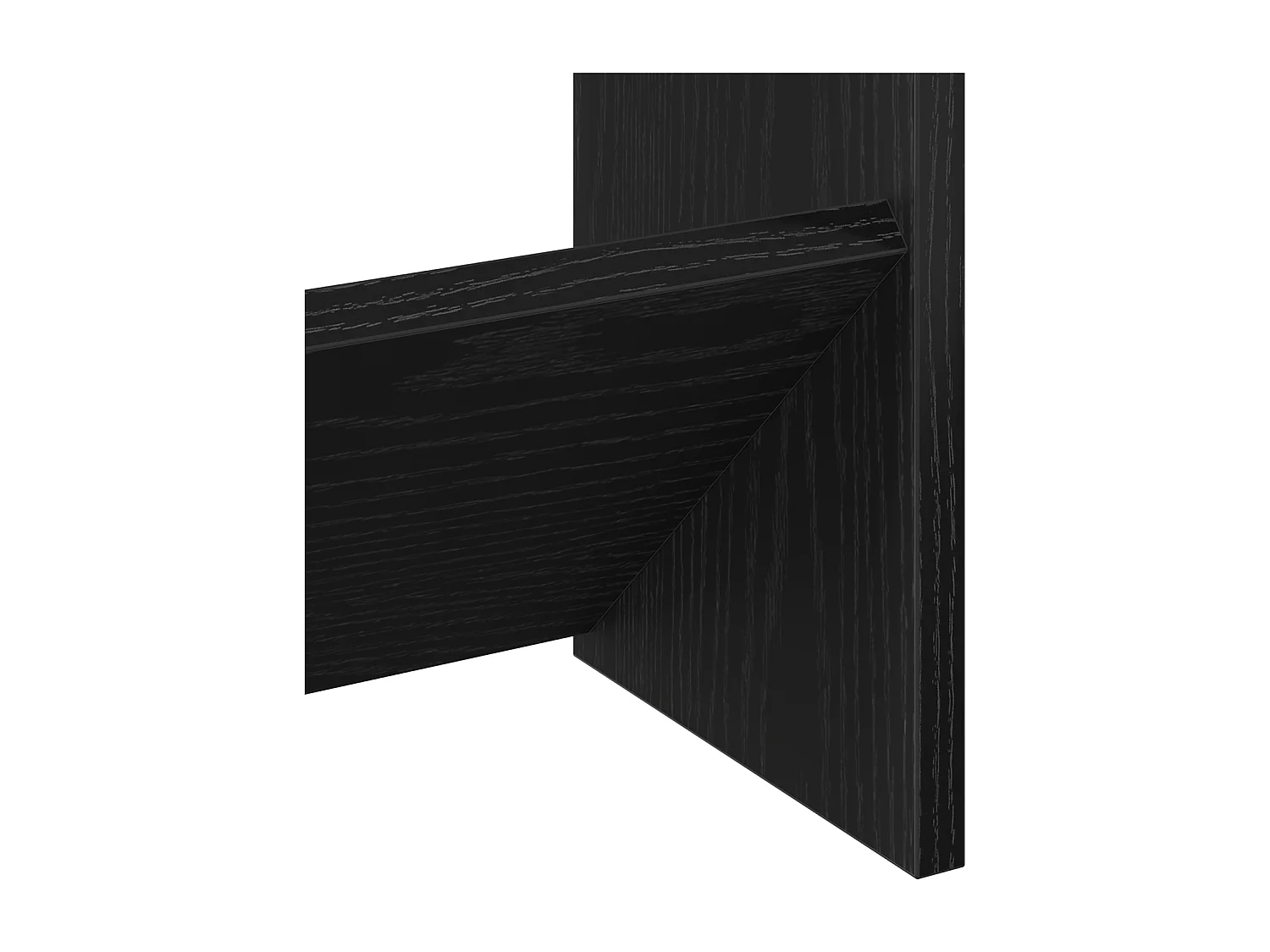 Meuble à chaussures mural - Chêne noir, 80 x 18 x 90 cm, en bois d'ingénierie