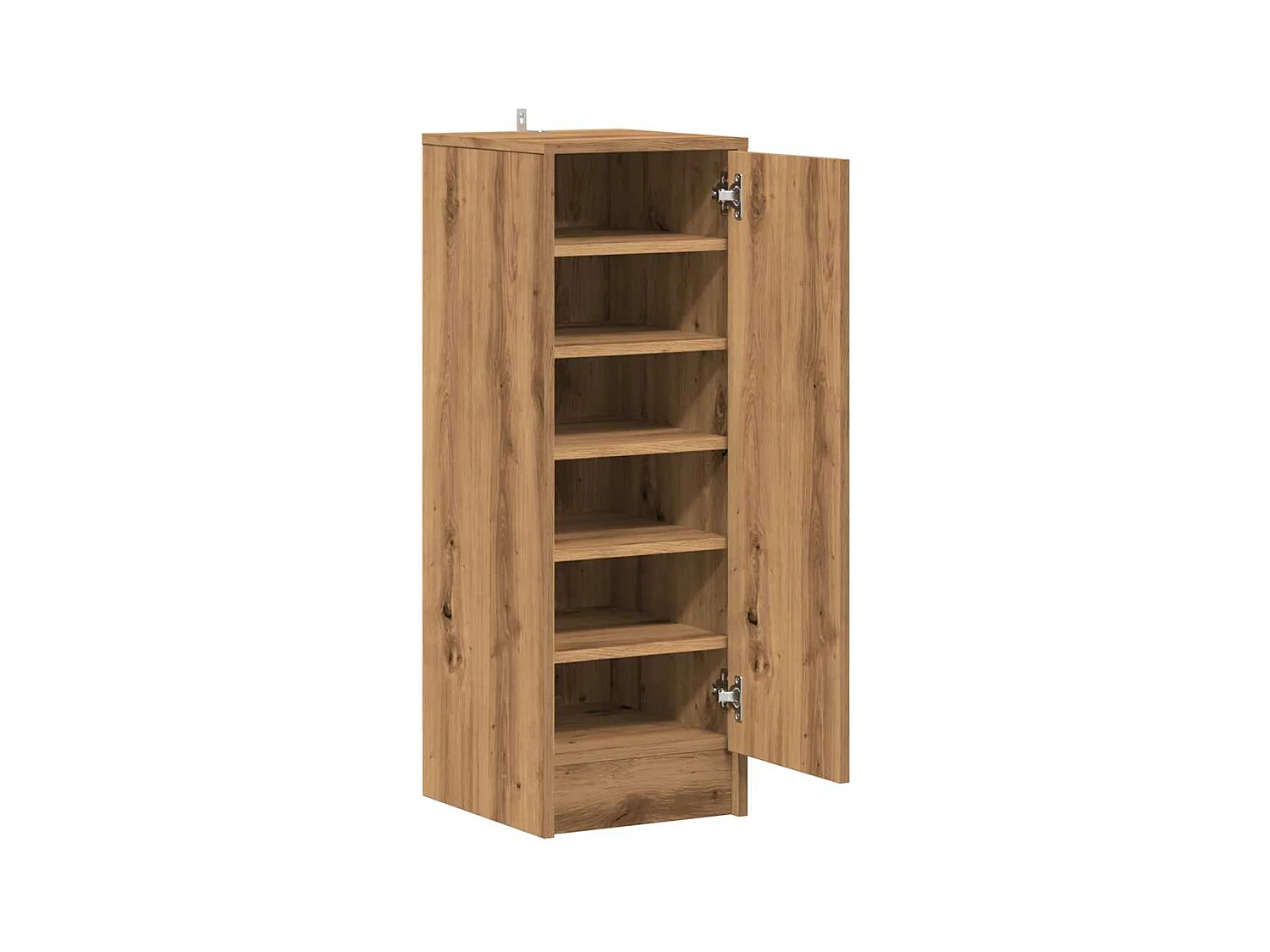 Armoire à chaussures chêne artisanal 32x35x92cm bois ingénierie