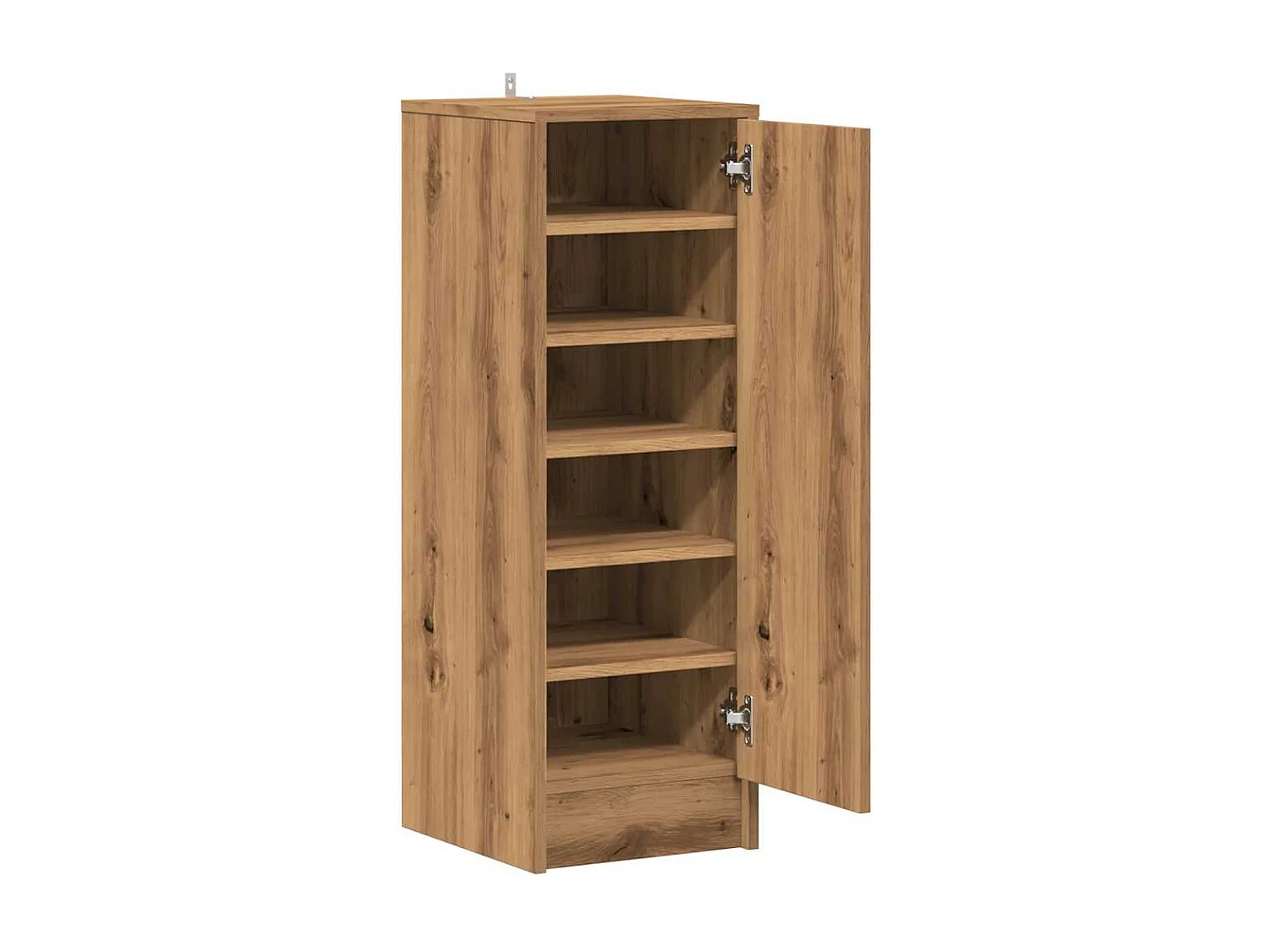 Armoire à chaussures chêne artisanal 32x35x92cm bois ingénierie