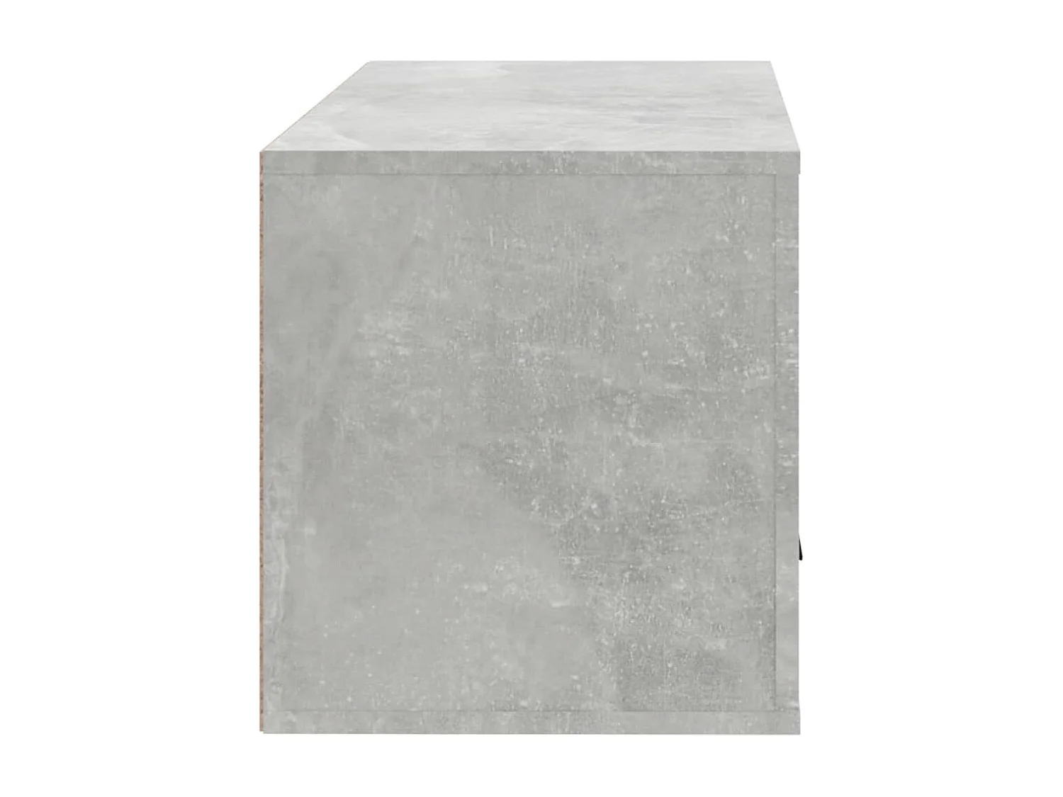 Armoire à chaussures murale Gris béton 70x35x38 cm