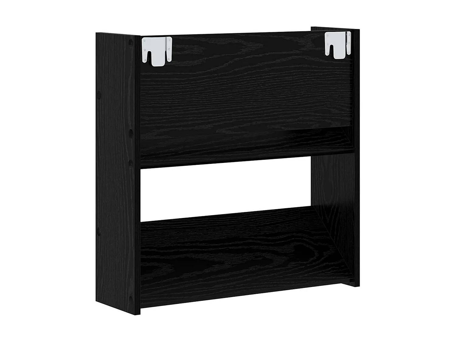 Cabinets à chaussures muraux Chêne noir 60 x 18 x 60 cm