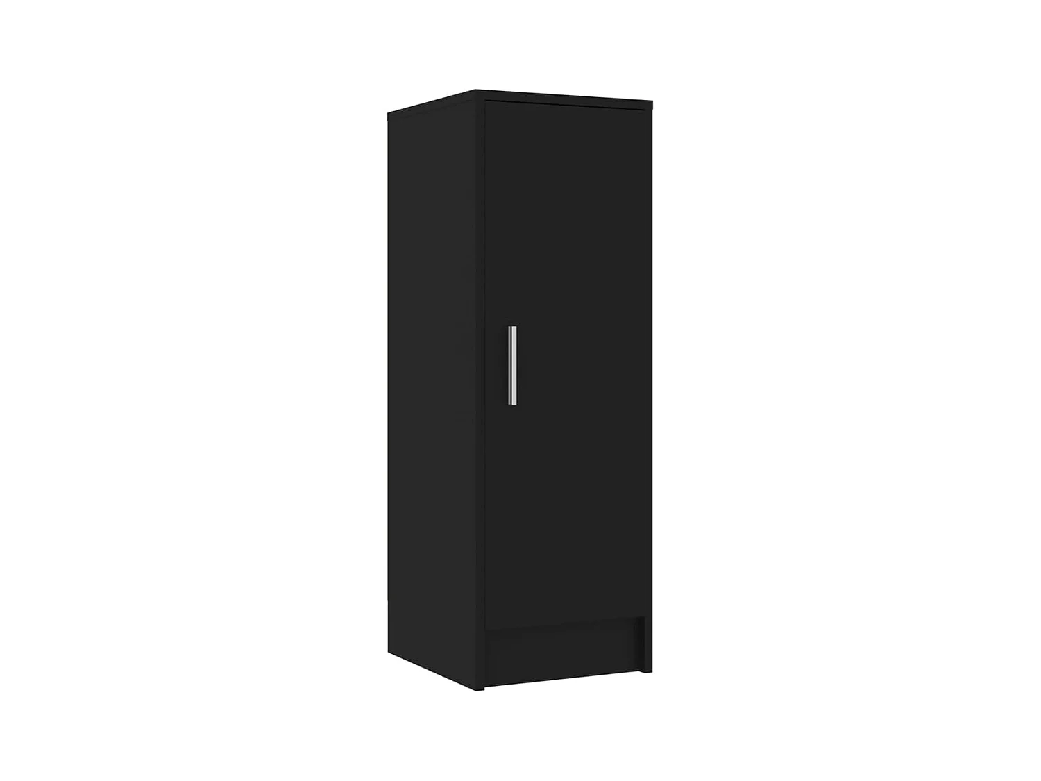 Zwarte schoenenkast 32x35x92 cm Technisch hout