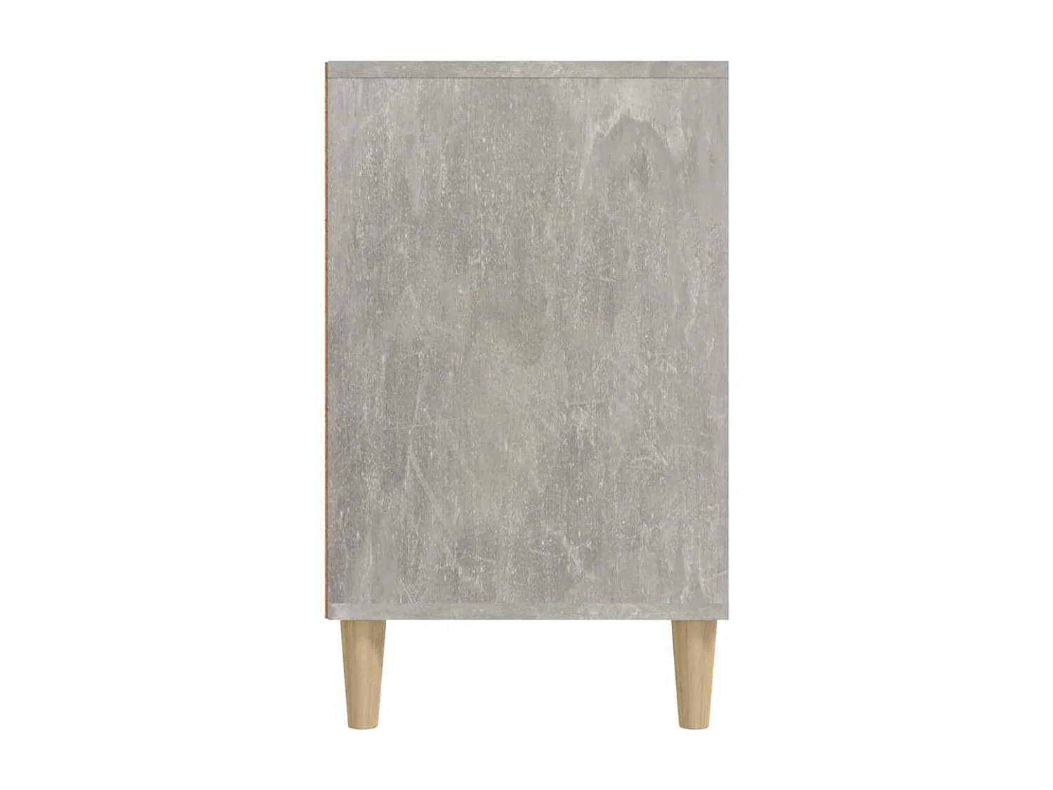 Betongrijze schoenenkast 102x36x60 cm bewerkt hout