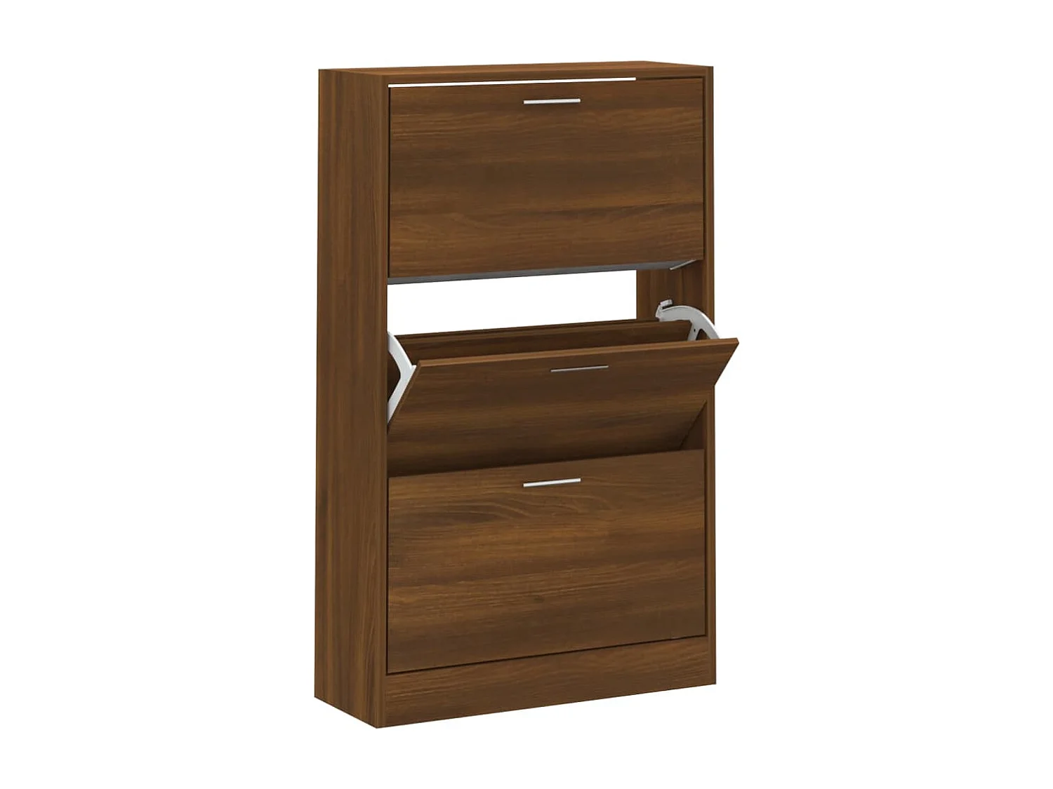Armoire à chaussures Chêne marron 63x24x103cm Bois d'ingénierie