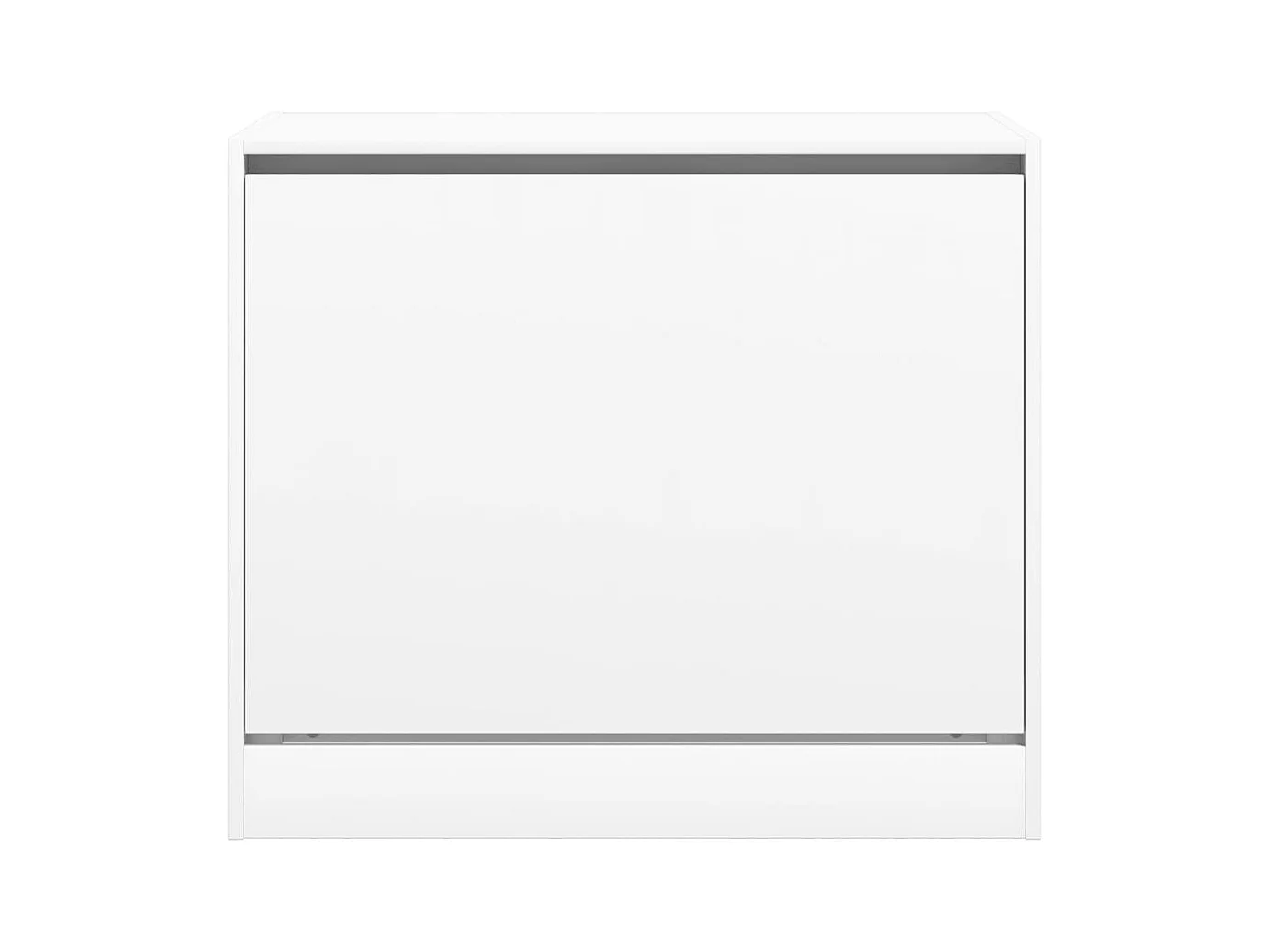 Armoire à chaussures blanc 80x42x69 cm bois d'ingénierie