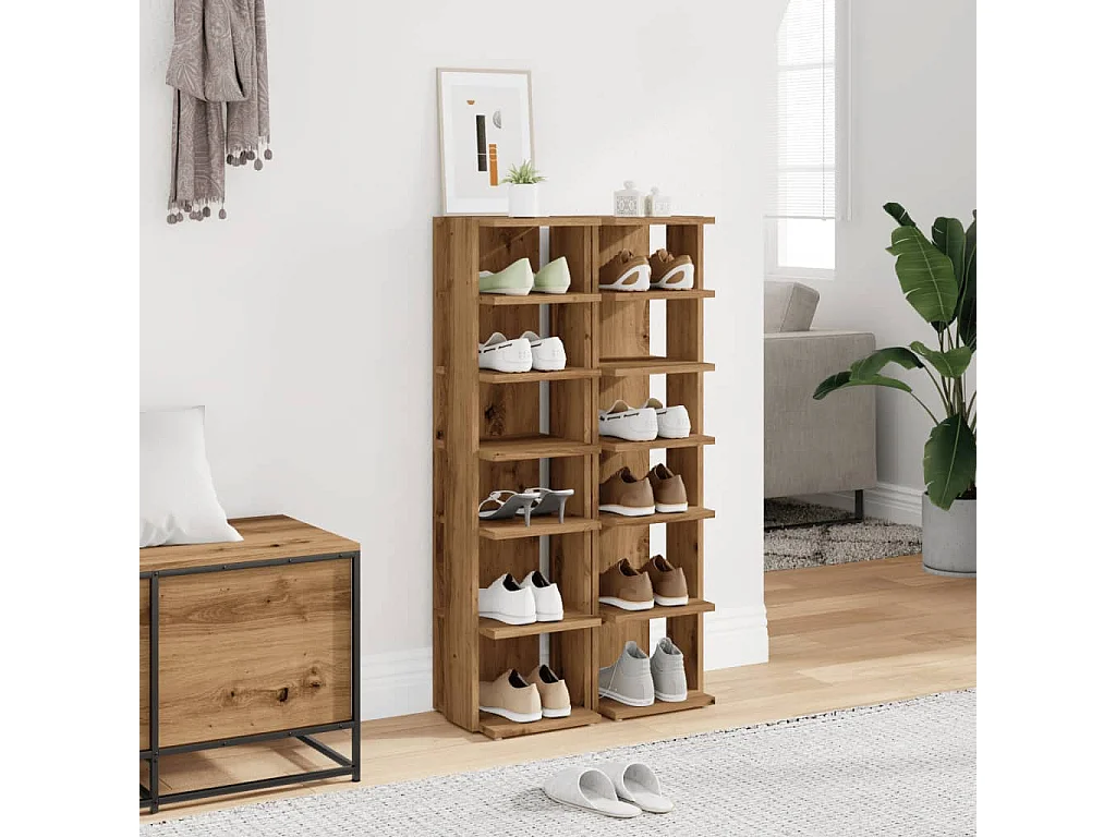 zapateros de madera de roble artesanales