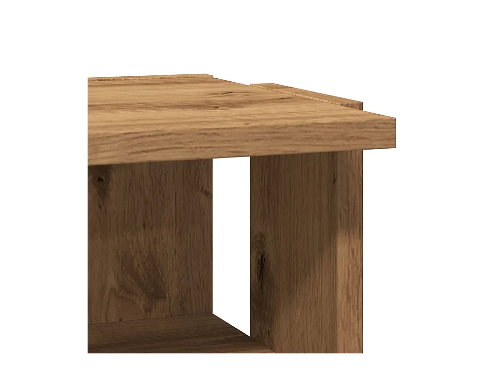 Armoire à chaussures chêne artisanal bois d'ingénierie