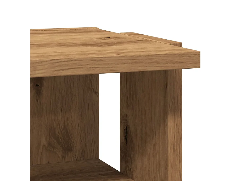 Zapatero de madera de ingeniería de roble hecho a mano