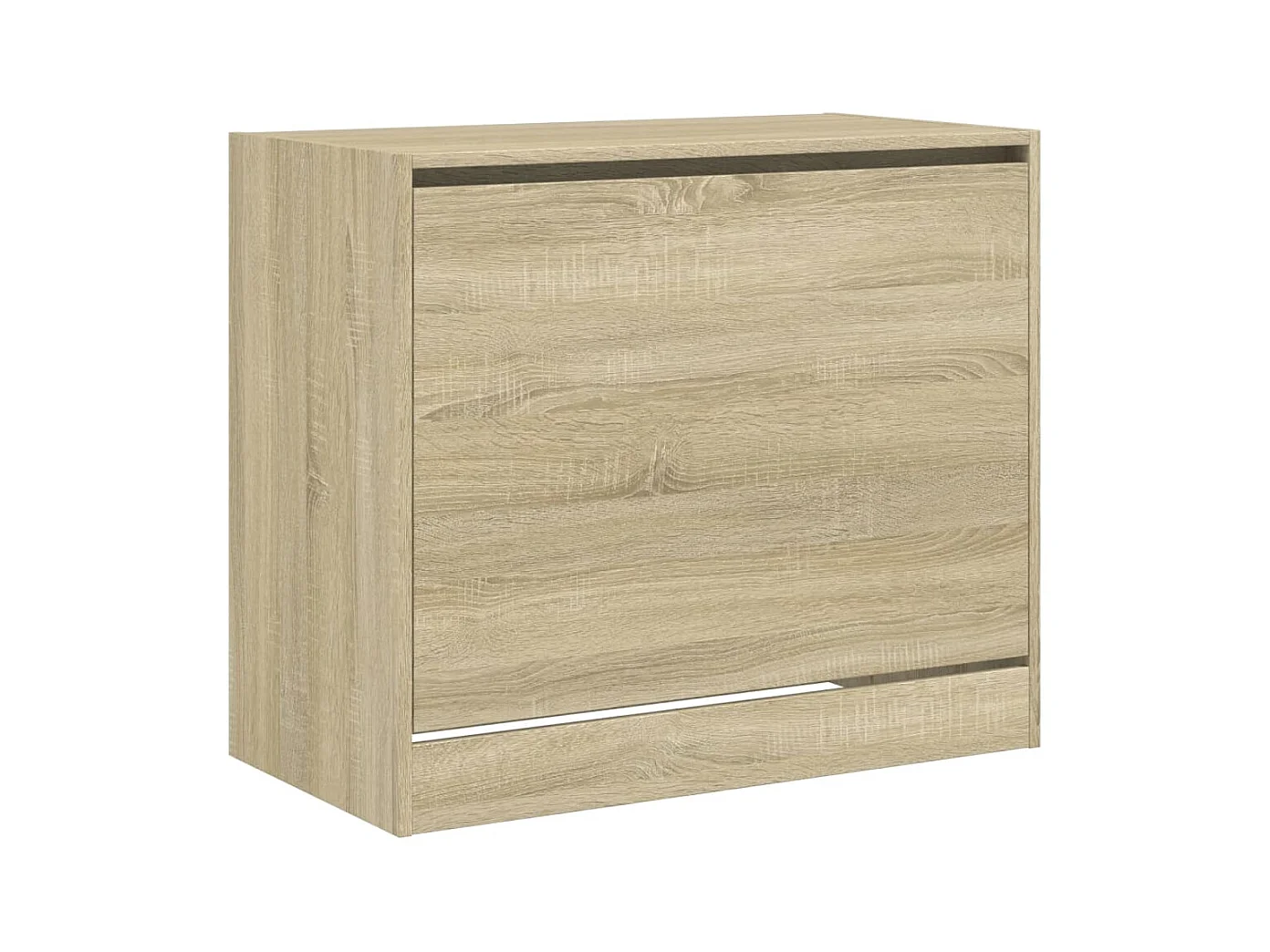 Armoire à chaussures chêne sonoma 80x42x69 cm bois d'ingénierie