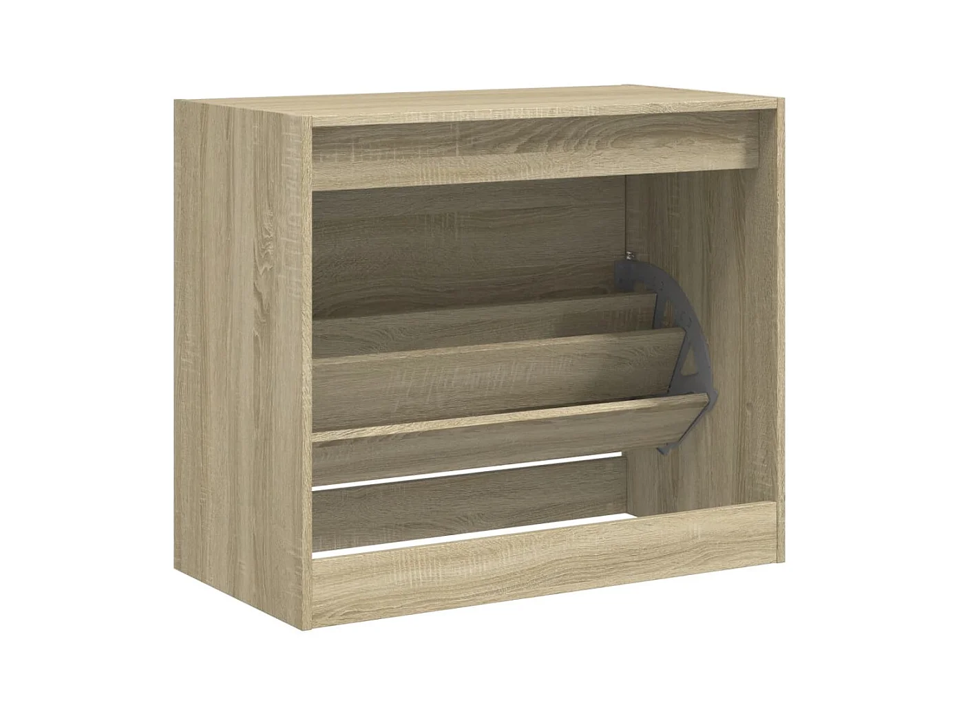 Armoire à chaussures chêne sonoma 80x42x69 cm bois d'ingénierie