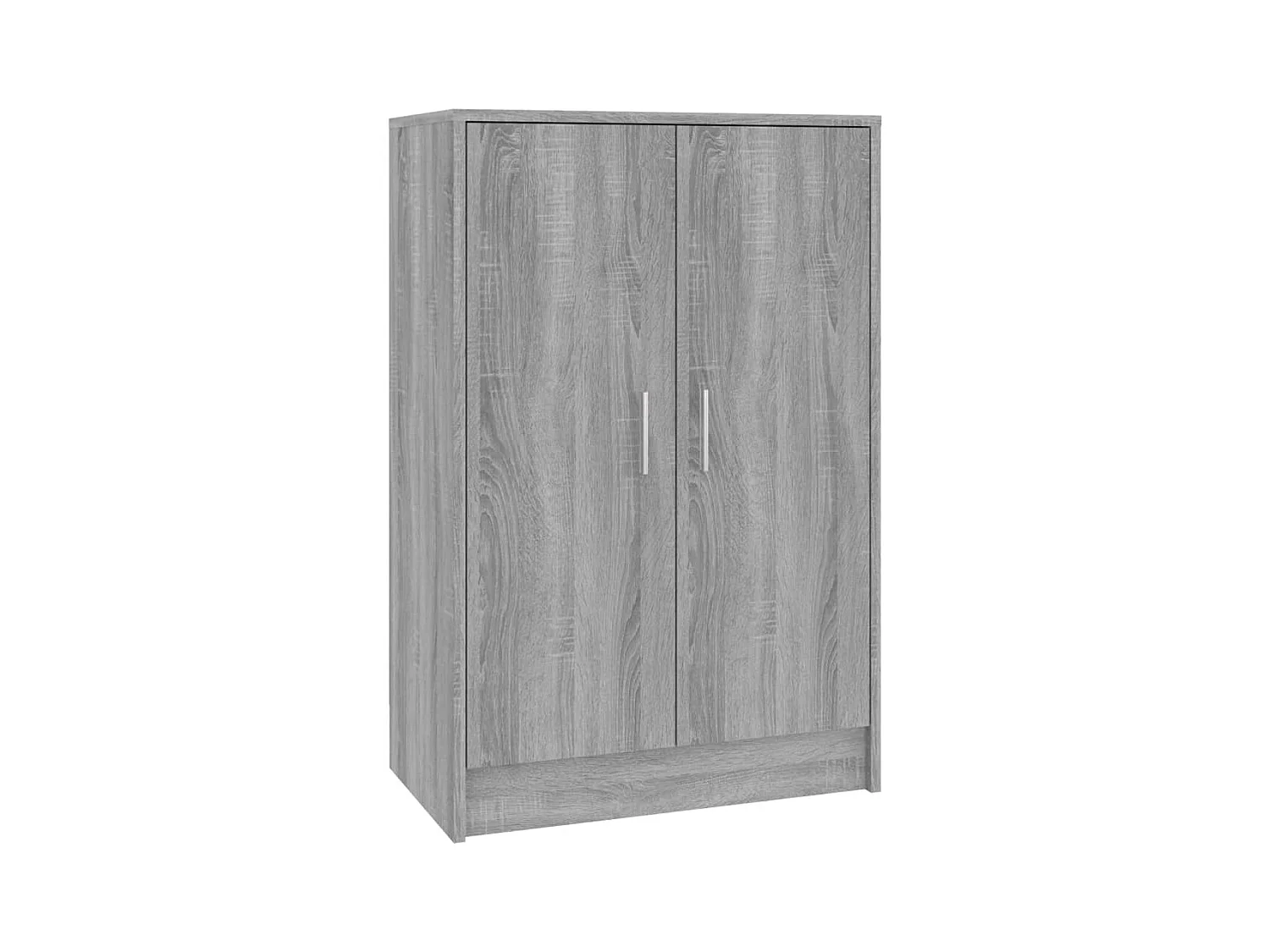 Sonoma grijze schoenenkast 60x35x92 cm Technisch hout