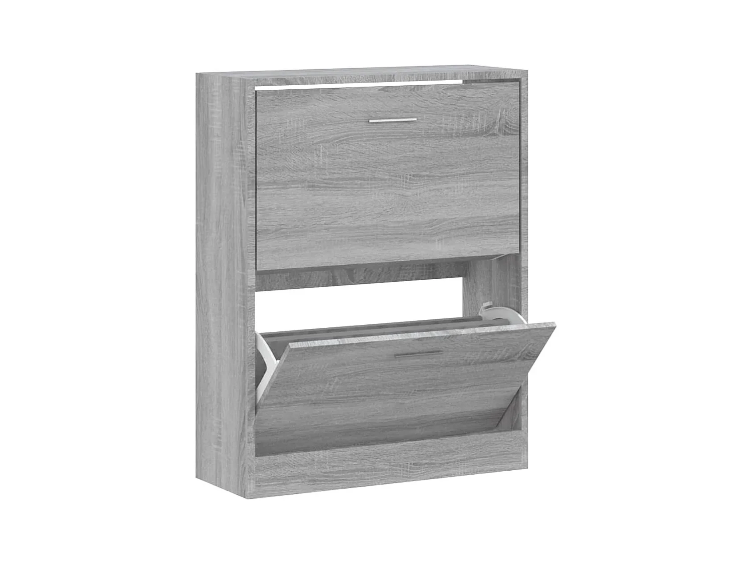 Armoire à chaussures Sonoma gris 63x24x81 cm Bois d'ingénierie