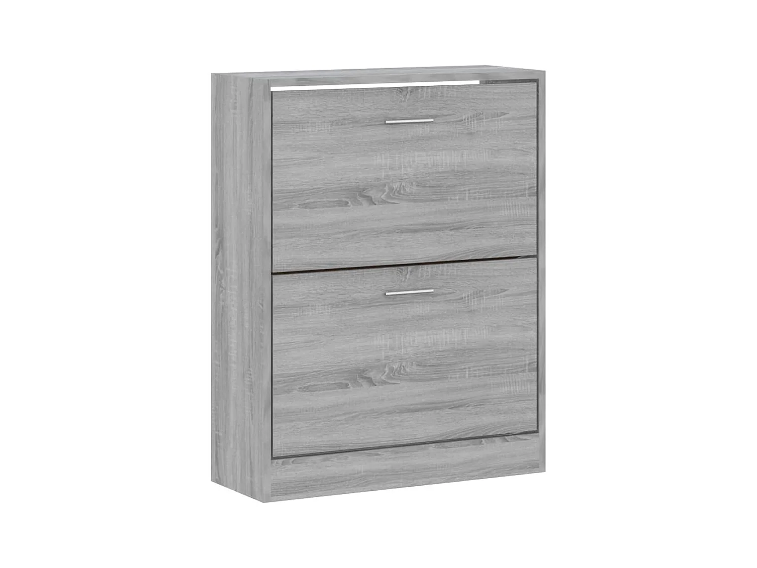 Armoire à chaussures Sonoma gris 63x24x81 cm Bois d'ingénierie