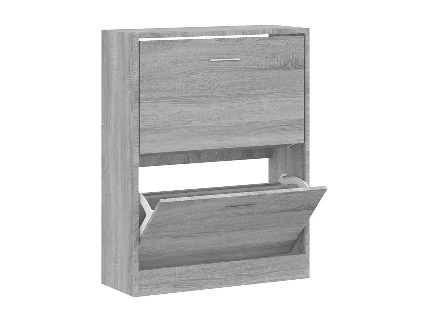 Armoire à chaussures Sonoma gris 63x24x81 cm Bois d'ingénierie