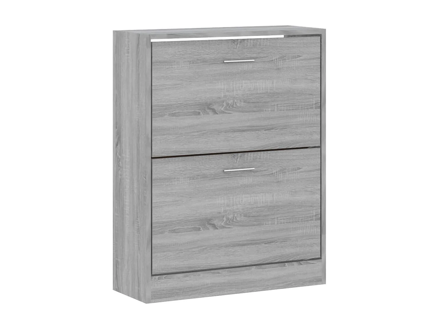 Armoire à chaussures Sonoma gris 63x24x81 cm Bois d'ingénierie