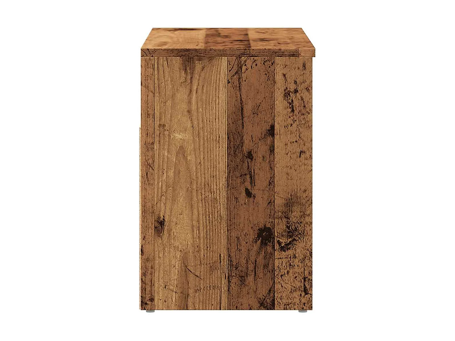 Banc à chaussures vieux bois 60x30x45 cm bois d'ingénierie