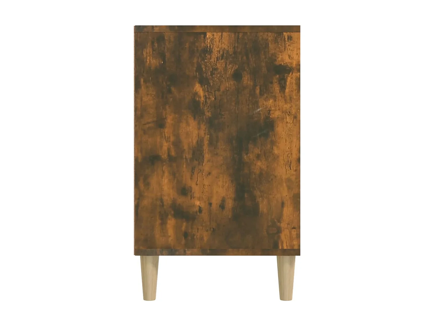 Schuhschrank aus geräucherter Eiche, 102 x 36 x 60 cm, Holzwerkstoff