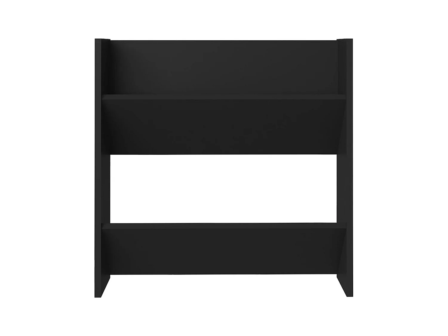 Armoires à chaussures murales 4 pcs noir bois d'ingénierie