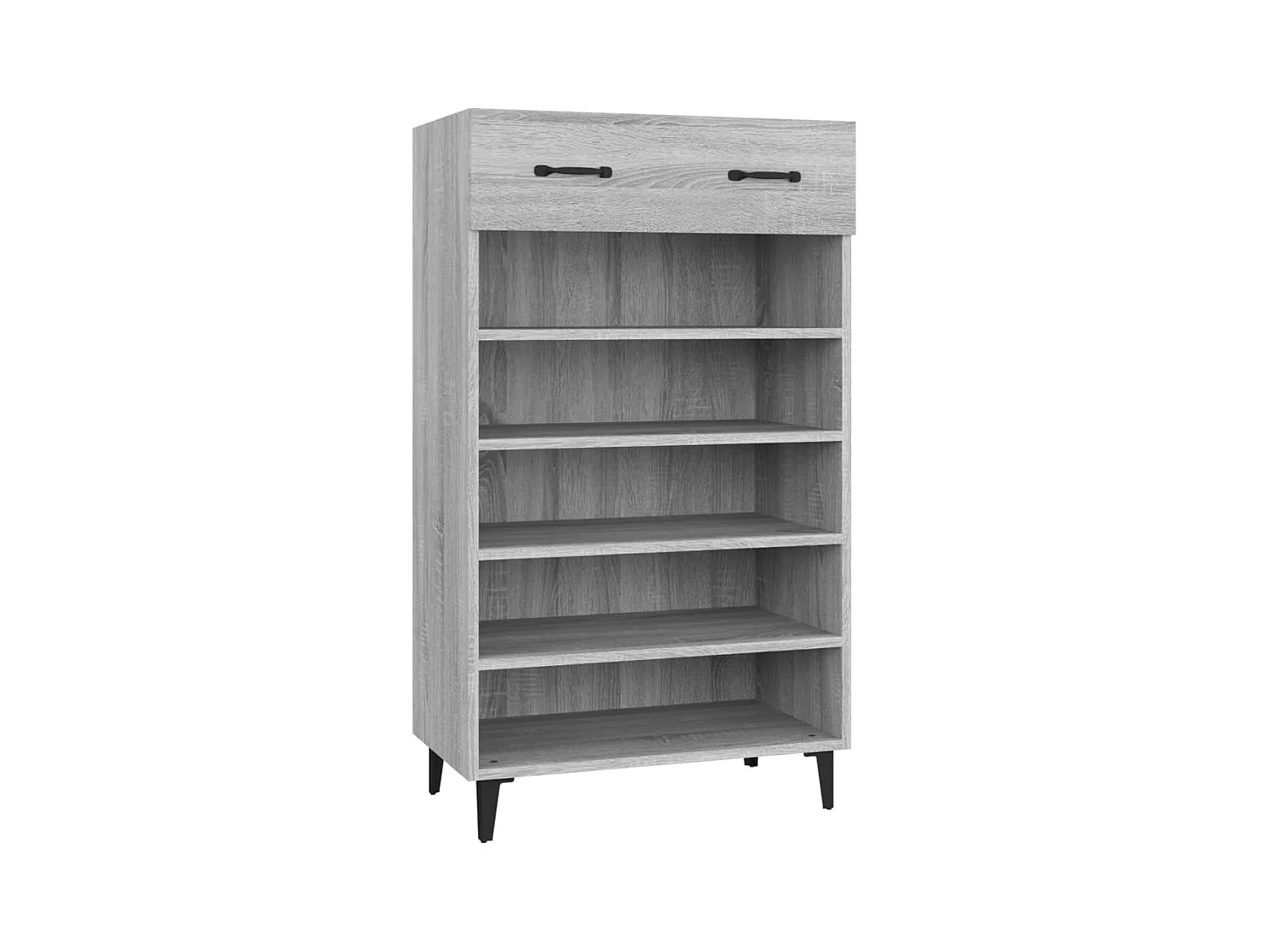 Armoire à chaussures Sonoma gris 60x35x105 cm Bois d'ingénierie