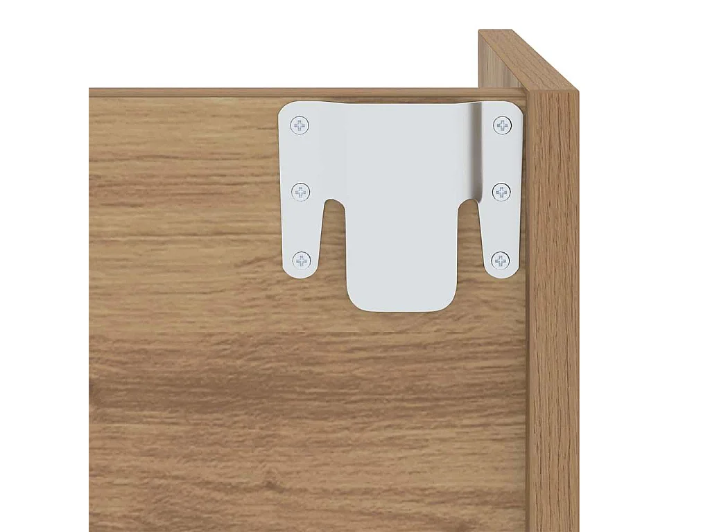 Cabinets à chaussures muraux avec étagère Autre 2 pcs chêne artisanal