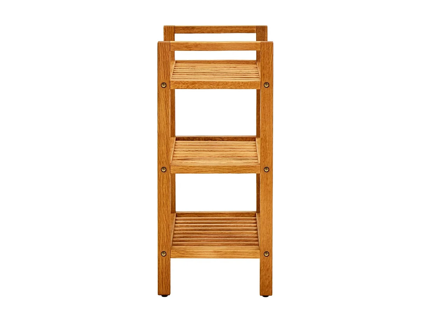 Zapatero de 3 niveles 50x27x60 cm Roble macizo