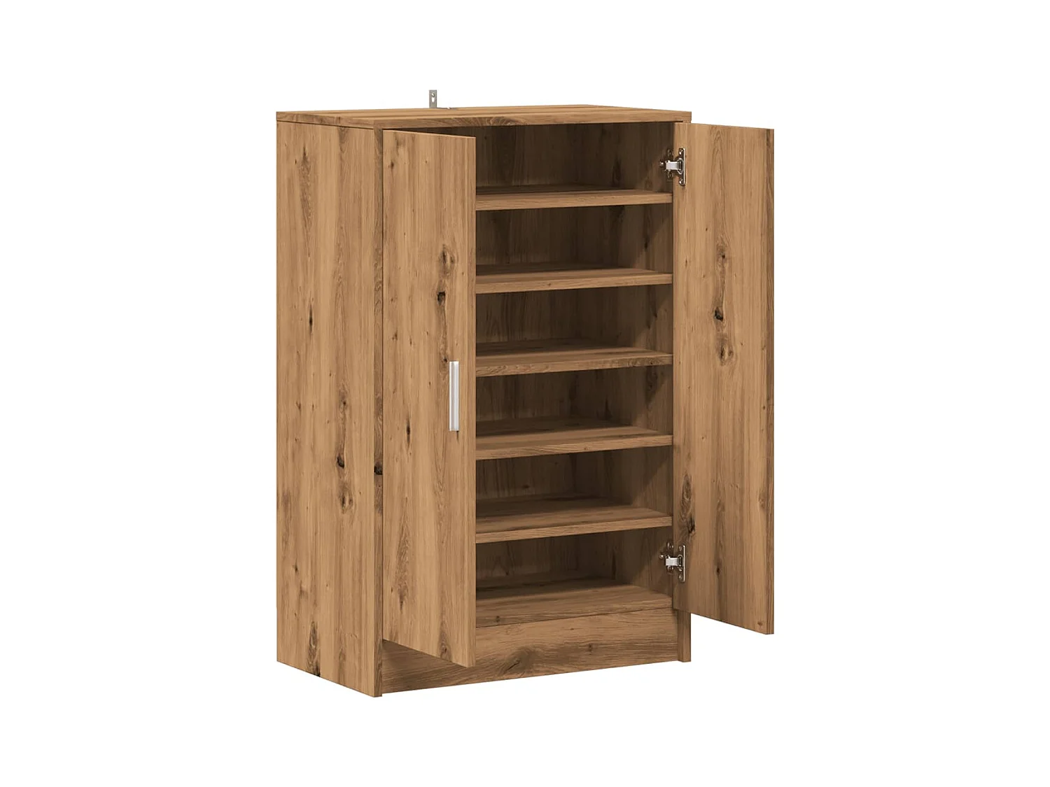 Armoire à chaussures chêne artisanal bois d'ingénierie