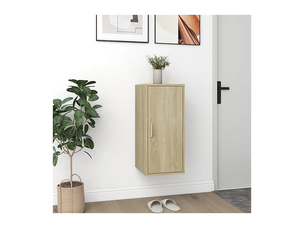 Armoire à chaussures Chêne sonoma 32x35x70 cm Aggloméré