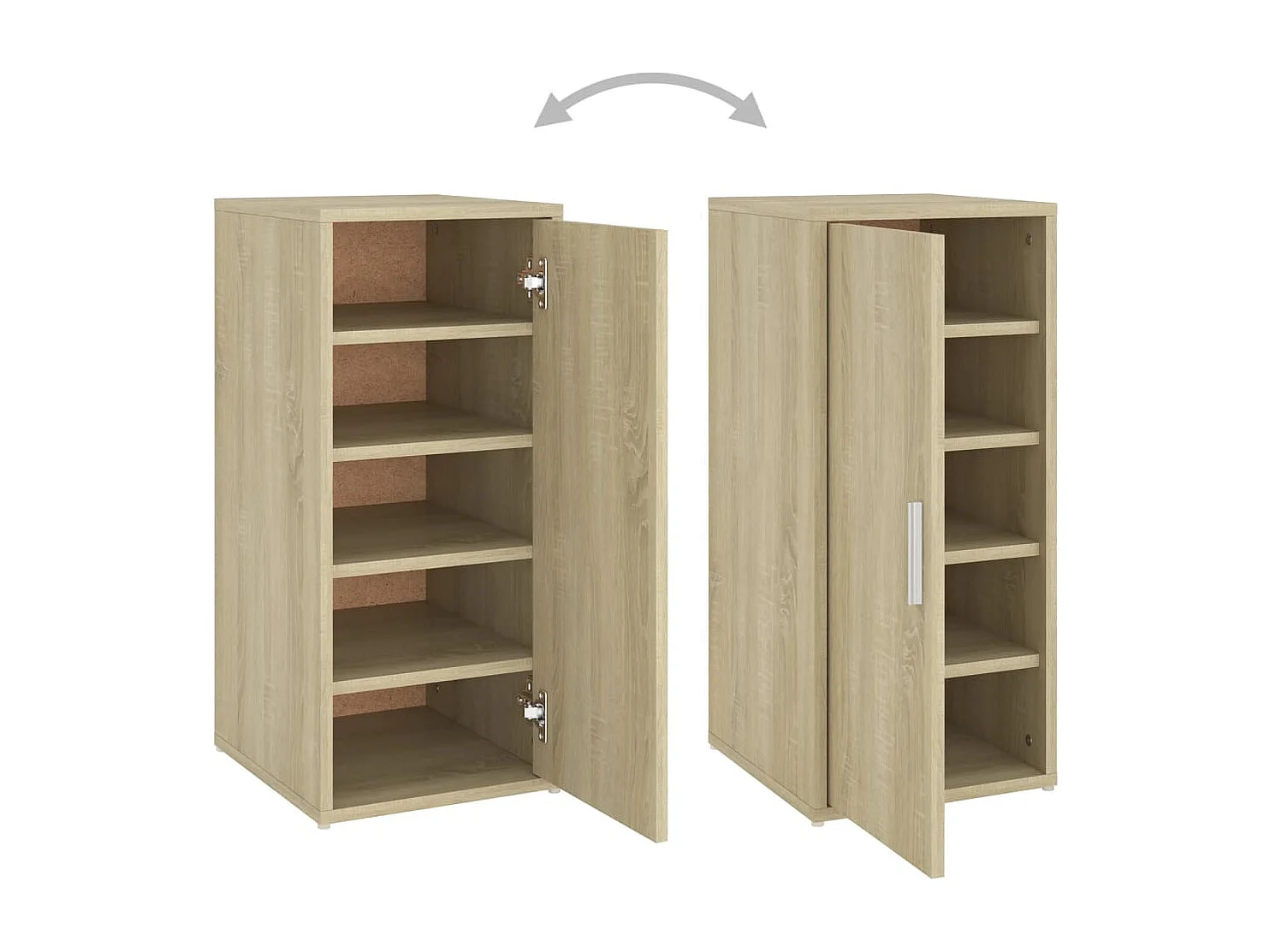 Armoire à chaussures Chêne sonoma 32x35x70 cm Aggloméré