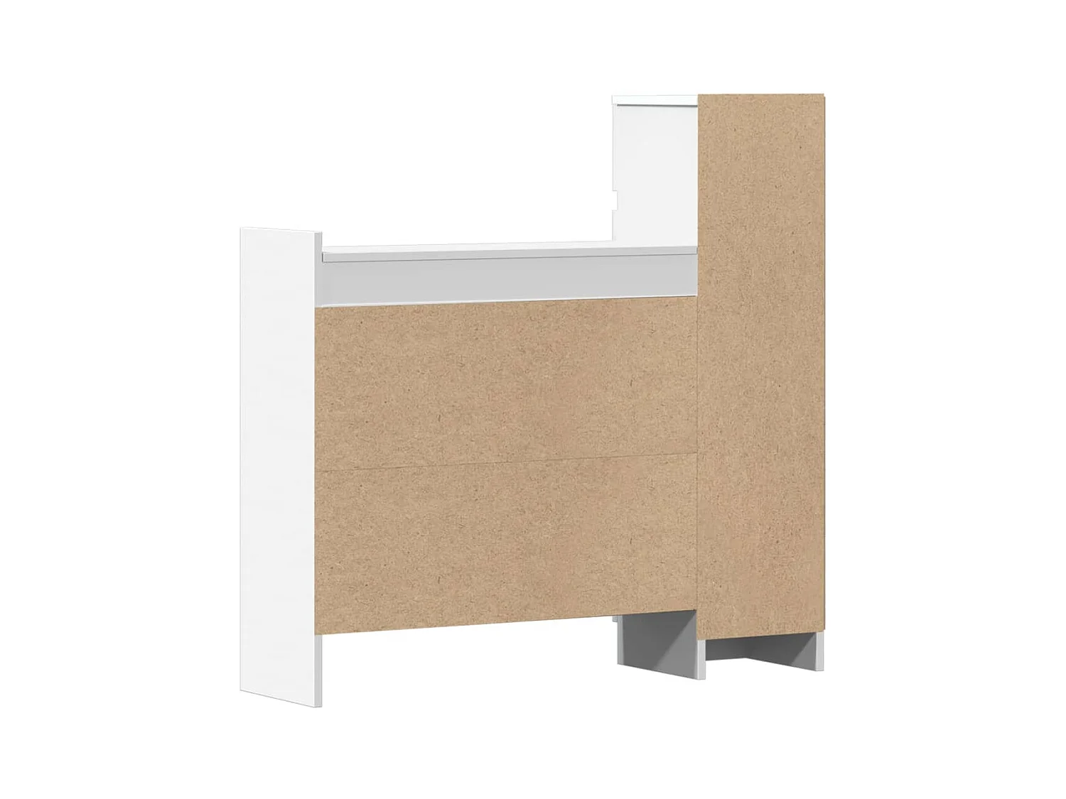 Armoire à chaussures blanc 100,5x28x100 cm bois d'ingénierie