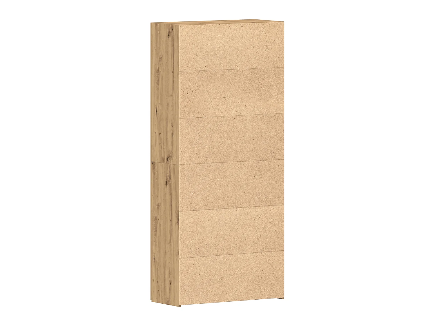 Armoire à chaussures Chêne artisanal 80x35,5x180 cm Bois d'ingénierie