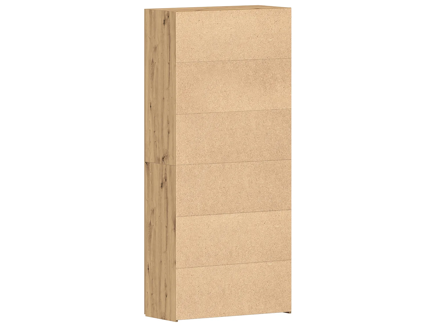 Armoire à chaussures Chêne artisanal 80x35,5x180 cm Bois d'ingénierie