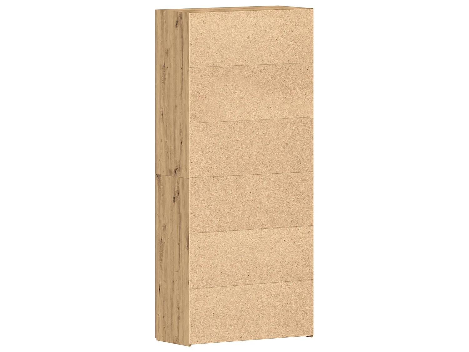 Armoire à chaussures Chêne artisanal 80x35,5x180 cm Bois d'ingénierie