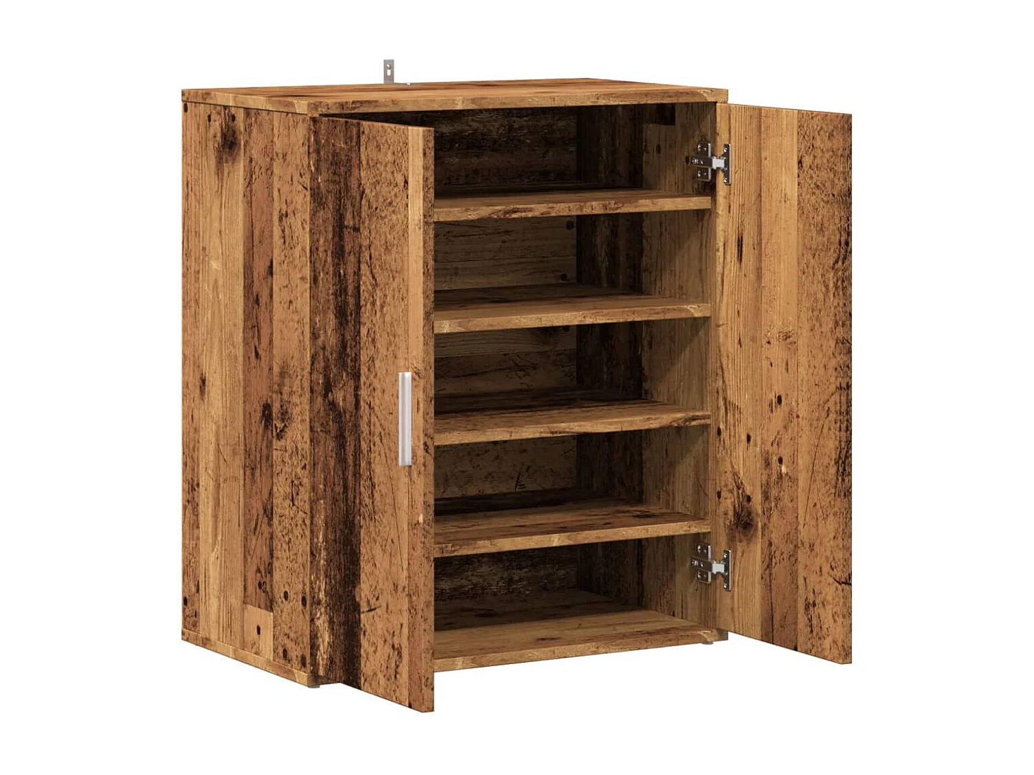 Zapatero de madera antiguo 60x35x70 cm madera contrachapada