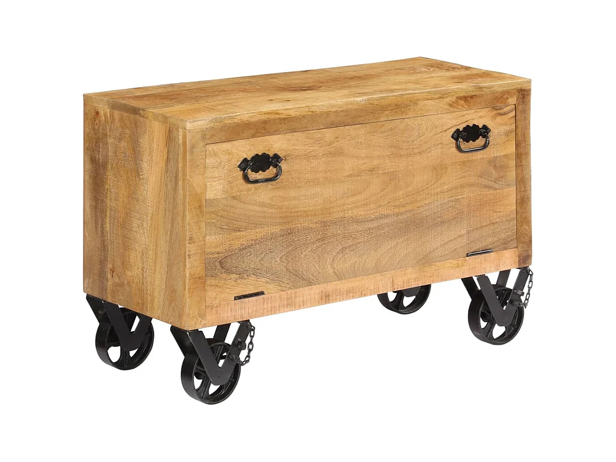 Armoire à chaussures 86x35x55 cm Bois de manguier solide