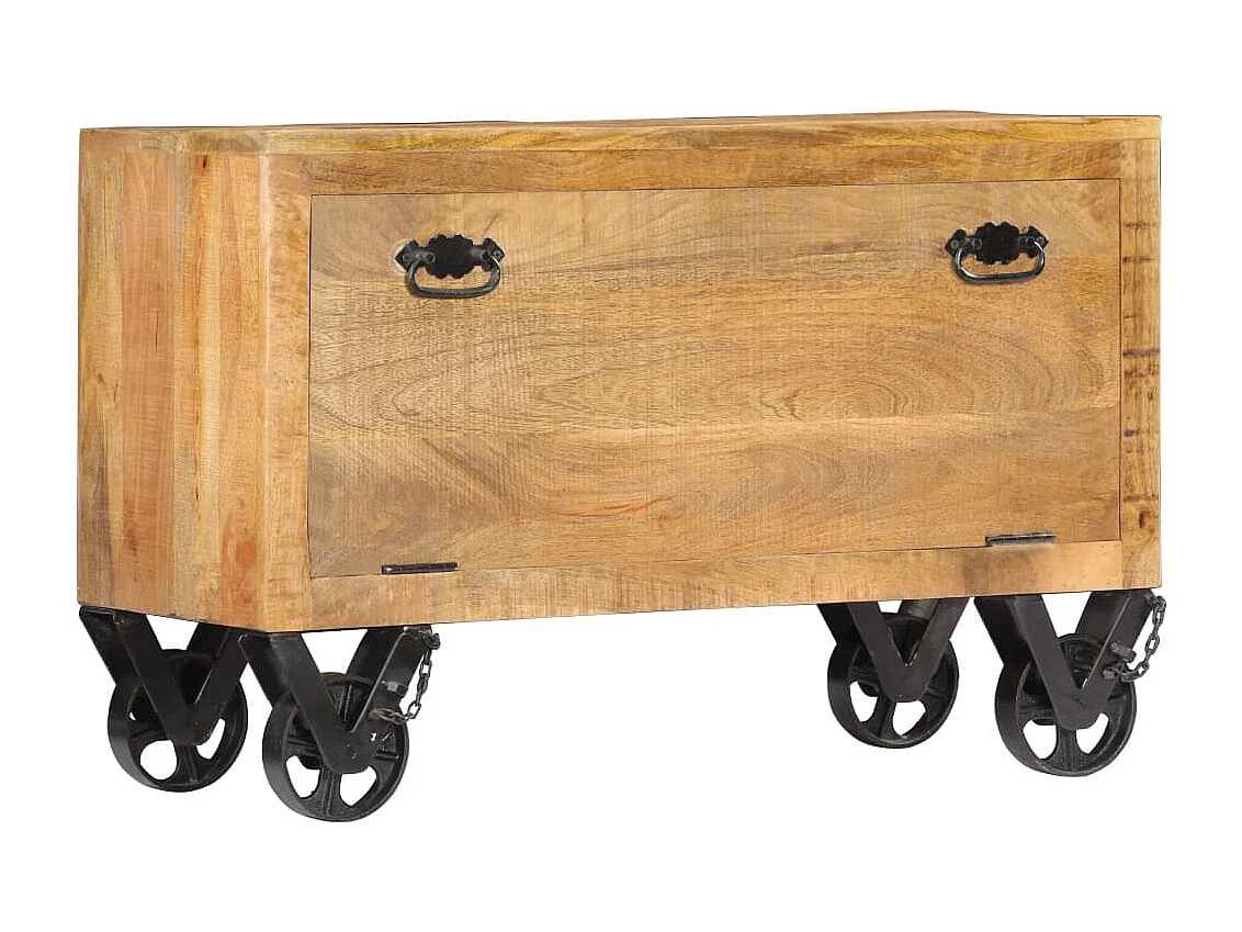 Armoire à chaussures 86x35x55 cm Bois de manguier solide