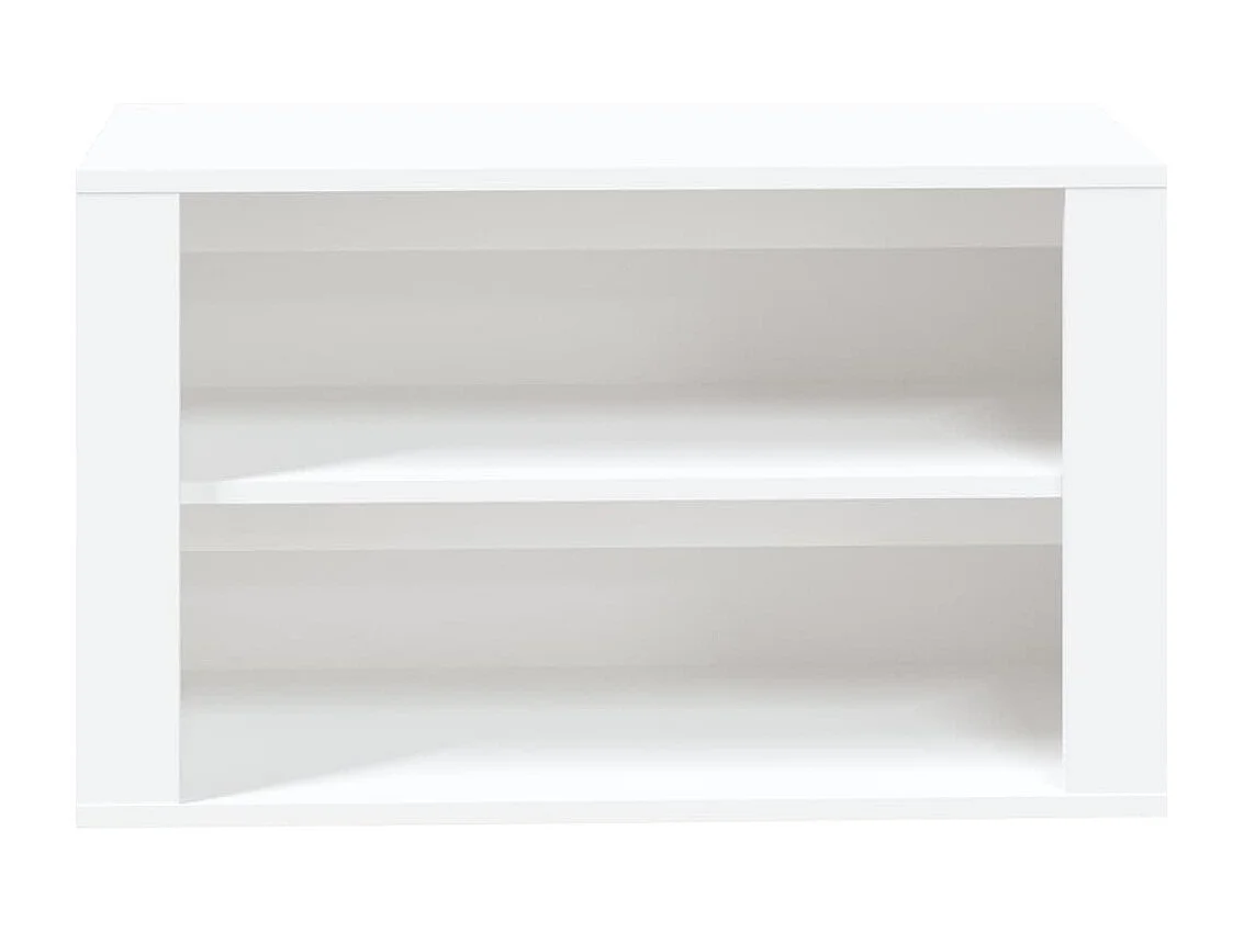 Étagère à chaussures Blanc 75x35x45 cm Bois d'ingénierie
